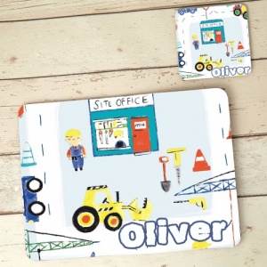 Digger Placemat and Coaster Set